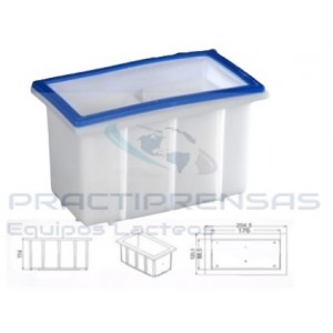RECTANGULAR MOULD WITH LID 1 KG